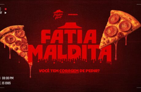 Pizza Hut desafia o público a provar “Fatia Maldita” em ação no Halloween