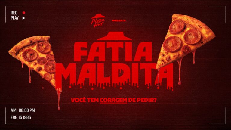 Pizza Hut desafia o público a provar “Fatia Maldita” em ação no Halloween