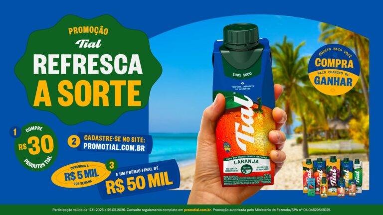 Tial lança promoção que promete refrescar o verão dos brasileiros
