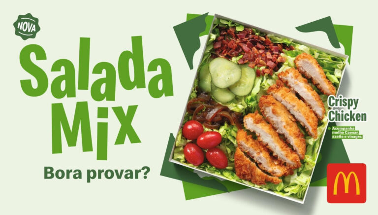 chega no cardápio do Méqui a nova Salada Mix