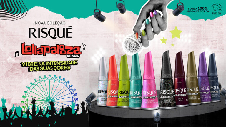 Coty anuncia coleção especial de Risqué em colaboração com o Lollapalooza Brasil 2026