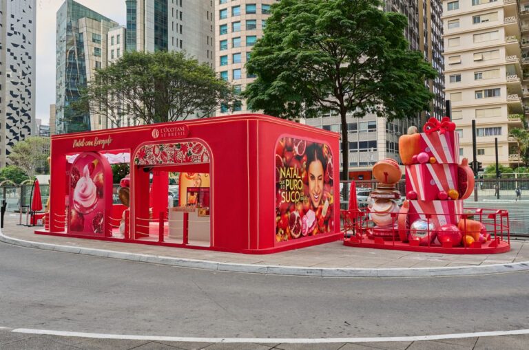 L'Occitane au Brésil inaugura pop up natalina com 229 m² na Paulista