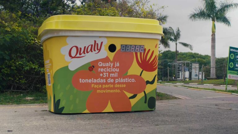 Qualy instala ponto de coleta de embalagens em formato de pote de margarina gigante no Parque Villa-Lobos (1)