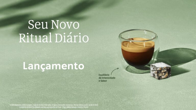 Starbucks lança novo espresso e anuncia promoção de Espresso em Dobro nos dias 9 e 10