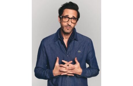 Adrien Brody é o novo embaixador global de óculos da Lacoste