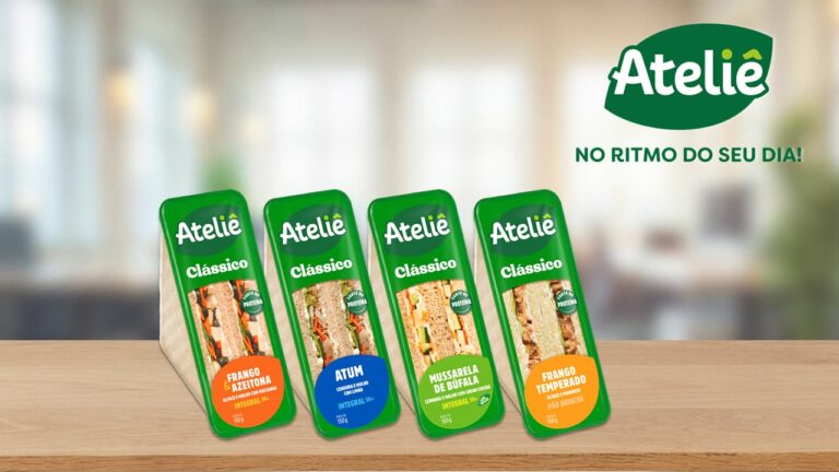 Ateliê apresenta nova identidade visual e novidades no segmento de sanduíches e saladas prontas