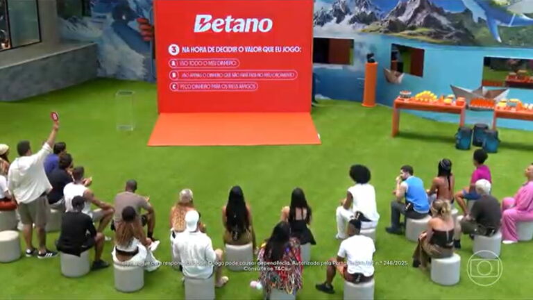 Betano realiza primeira dinâmica no ‘BBB 26’