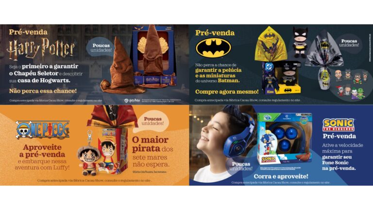 Cacau Show oficializa portfólio de Páscoa 2026 e antecipa pré-venda dos produtos