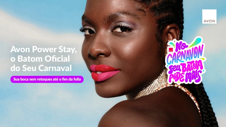 Lip art Avon transforma batom em protagonista do Carnaval 2026