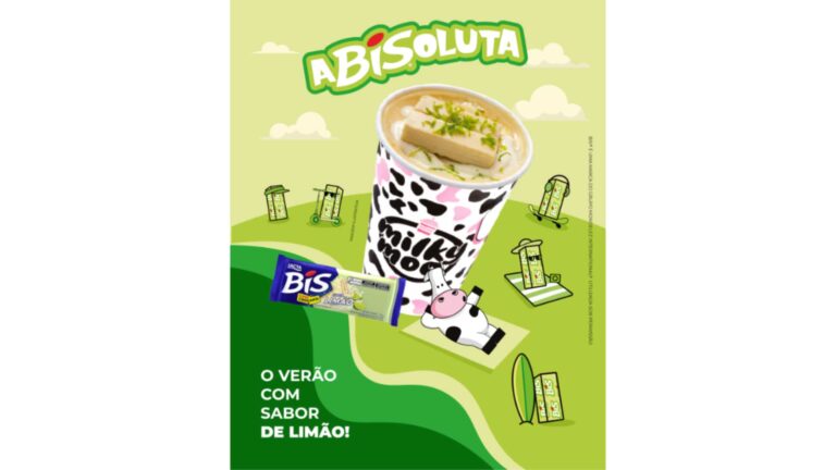 Milky Moo lança aBISoluta, collab com BIS sabor limão