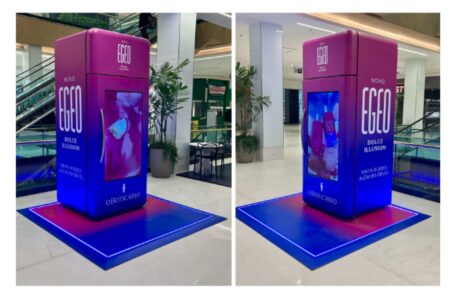 O Boticário leva geladeira gigante para o Morumbi Shopping para lançamento de Egeo Dolce Illusion