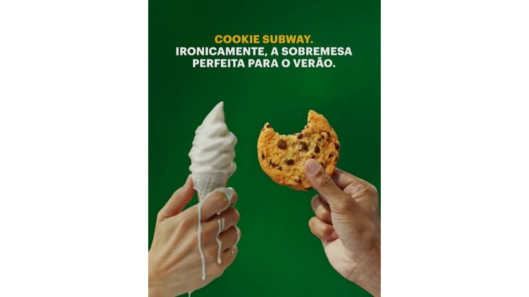 Subway® desafia liderança da casquinha e elege o Cookie como a sobremesa oficial da estação