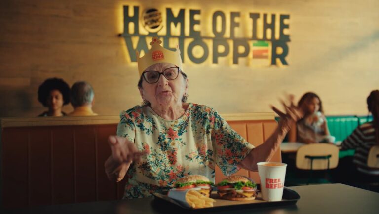Tânia Maria usa propaganda do Burger King® para convocar a torcida brasileira pelas indicações inéditas do cinema nacional