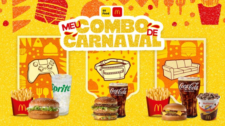99Food e McDonald's lançam campanha de Carnaval (1)