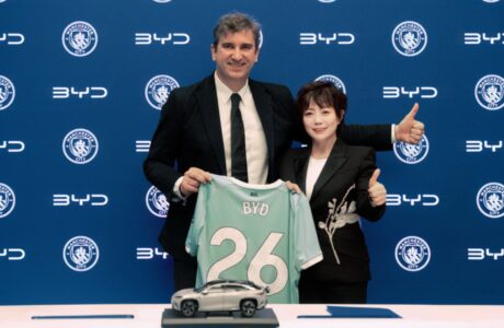 BYD e Manchester City F.C. firmam parceria global