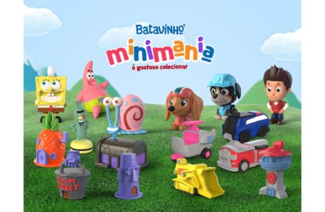 Batavinho traz diversão à mesa com colecionáveis de Bob Esponja e Patrulha Canina desenvolvidos pela Global Products
