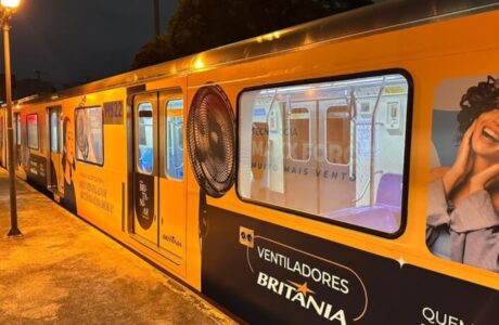 Britânia leva campanha de ventiladores ao Metrô de São Paulo com ativação de alto impacto