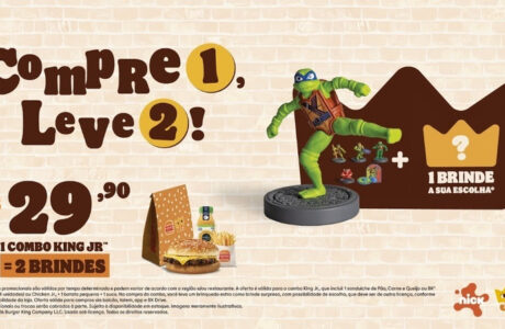 Burger King lança oferta com brinde extra no Combo King Jr