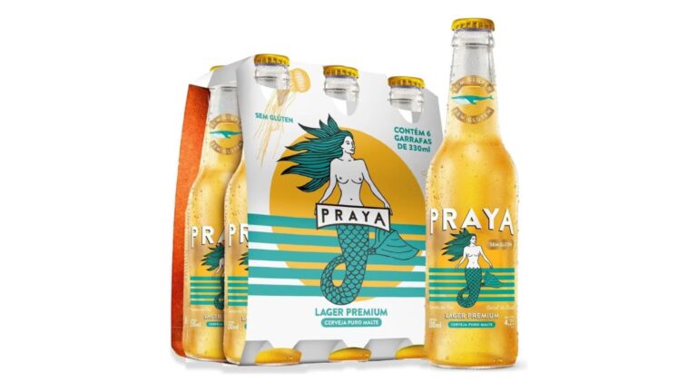 CERVEJA PRAYA SAIBA ONDE ENCONTRAR VERSÃO LAGER SEM GLÚTEN, QUE GANHA NOVA EMBALAGEM ESTE ANO