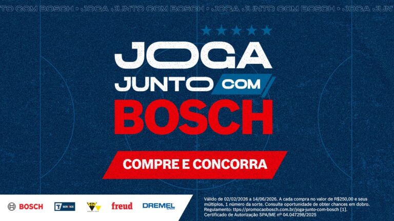 Campanha “Joga Junto com Bosch” sorteia prêmios toda semana