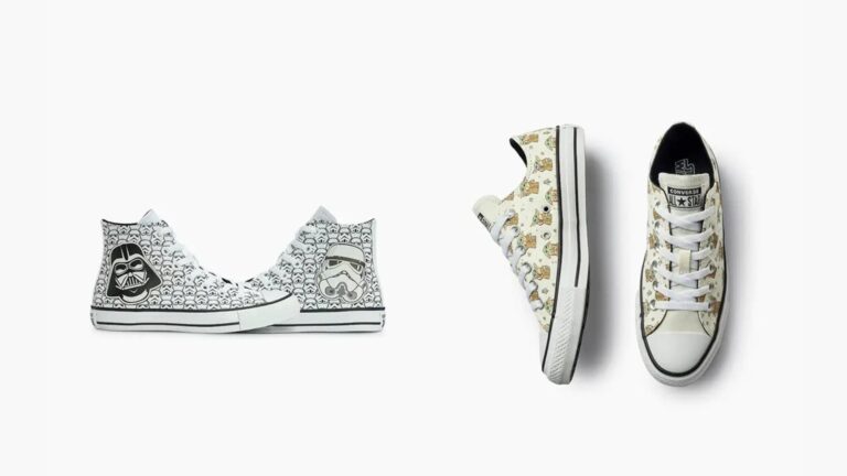 Converse apresenta coleção Star Wars com Grogu, Darth Vader e Stormtroopers
