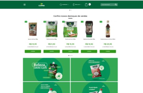 Copra lança e-commerce e amplia acesso a produtos à base de coco