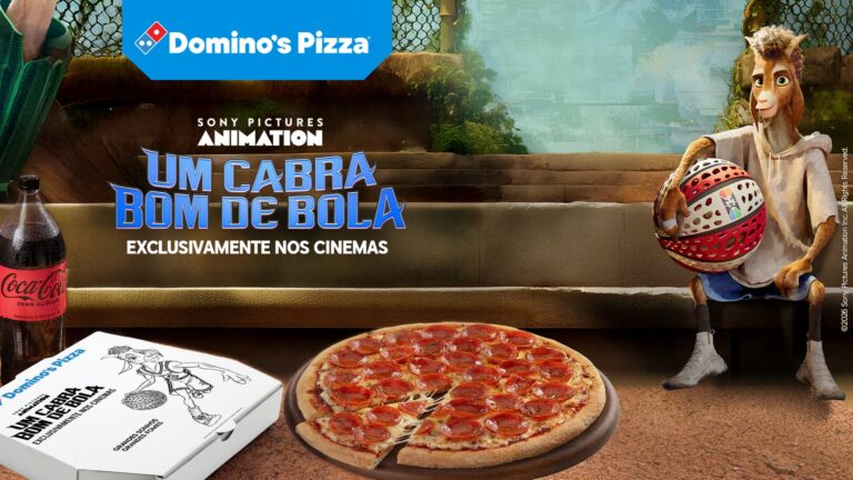 Domino’s e Sony Pictures lançam combo temático do filme Um Cabra Bom de Bola