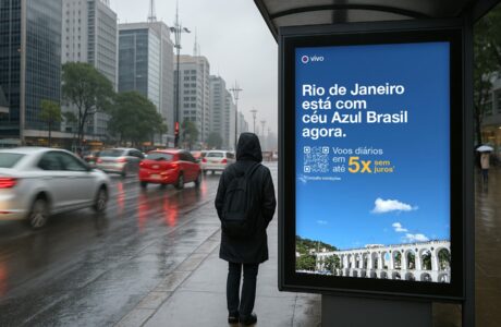 Eletromidia transforma o céu em mídia viva com transmissão em tempo real de paisagens brasileiras