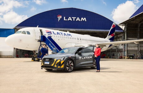 Embarque remoto da LATAM com elétricos da Audi chega ao Aeroporto de Guarulhos (1)