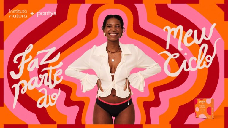 Instituto Natura e Pantys lançam calcinha absorvente exclusiva e ampliam debate sobre autonomia menstrual