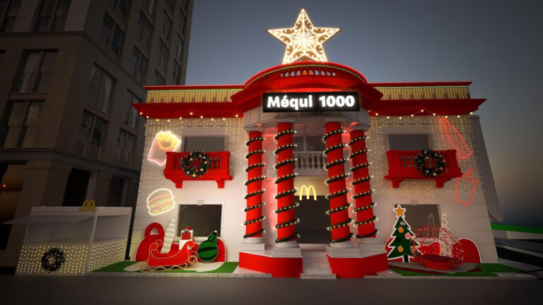 McDonald’s e Coca-Cola celebram a magia do Natal com decoração especial, coral e neve em São Paulo e no Rio de Janeiro