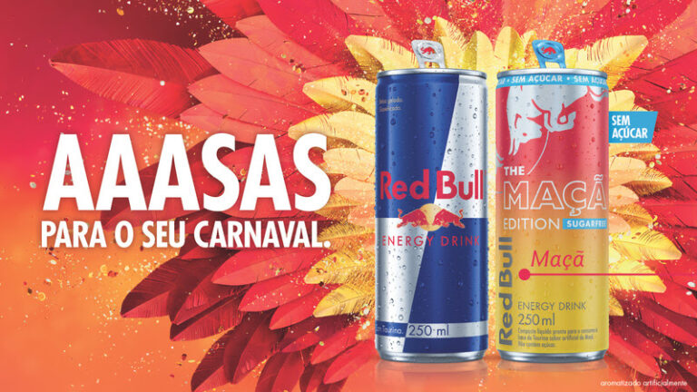 Red Bull estará presente nos Carnavais brasileiros com o novo Red Bull Maçã Edition Sugarfree