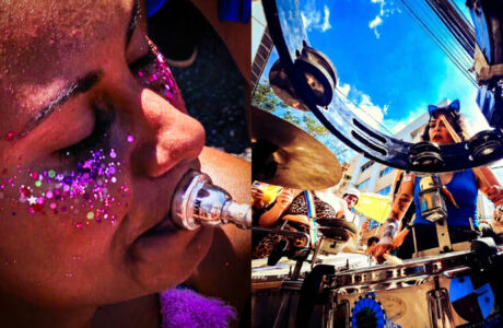 Samsung convida foliões a registrarem o Carnaval em cores azul e roxo