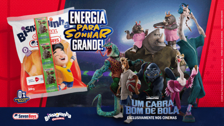 Seven Boys e Sony Pictures se unem para o lançamento da animação Um cabra bom de bola