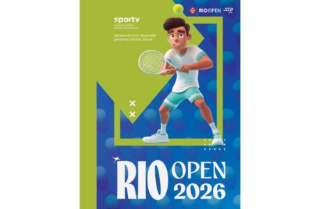 Sportv marca presença no Rio Open com álbum de figurinhas e cobertura especial do torneio