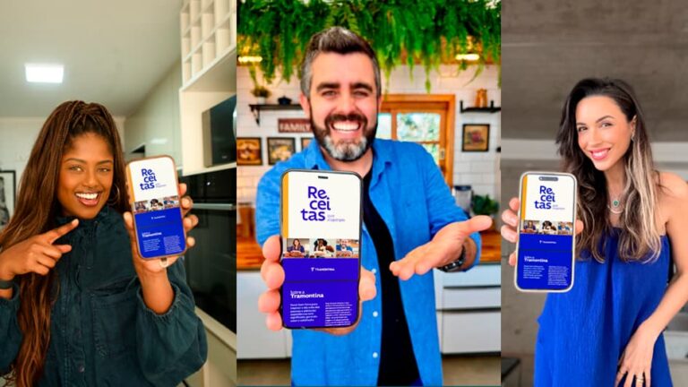 Tramontina lança e-book Receitas que Inspiram com influenciadores parceiros
