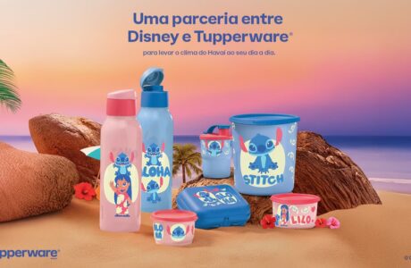 Tupperware anuncia retorno dos produtos licenciados Disney com coleção inspirada em Stitch
