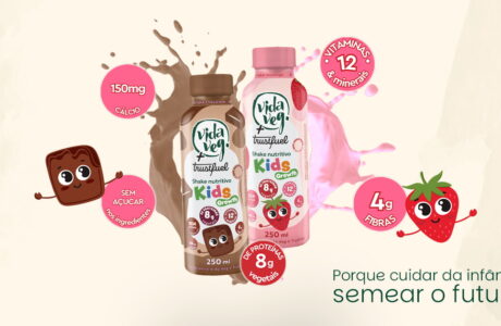 Vida Veg lança linha infantil e entra no canal farma