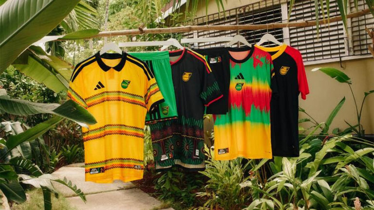 adidas apresenta uniformes home e away da Jamaica