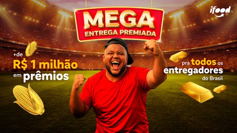 iFood vai distribuir mais de R$ 1 milhão em prêmios para entregadores de todo o Brasil