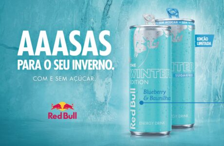red Bull lança nova edição limitada Red Bull Winter Edition Blueberry & Baunilha