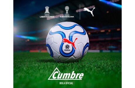 A nova bola CUMBRE da CONMEBOL Libertadores e da CONMEBOL Sudamericana 2026
