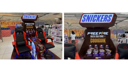 Americanas e Mars transformam experiência de Páscoa com ativação gamer inédita de Snickers e Free Fire