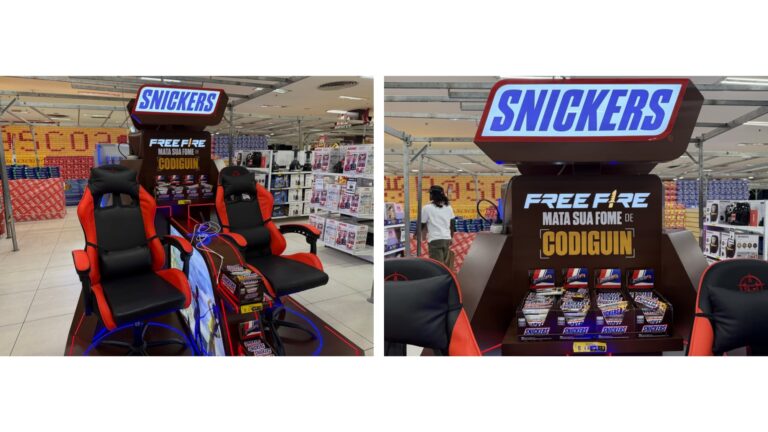Americanas e Mars transformam experiência de Páscoa com ativação gamer inédita de Snickers e Free Fire