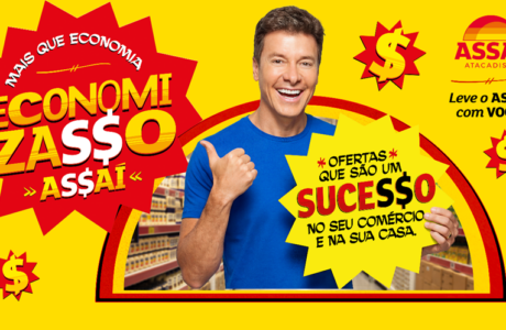 Assaí reforça proposta de preço baixo em nova campanha com Rodrigo Faro