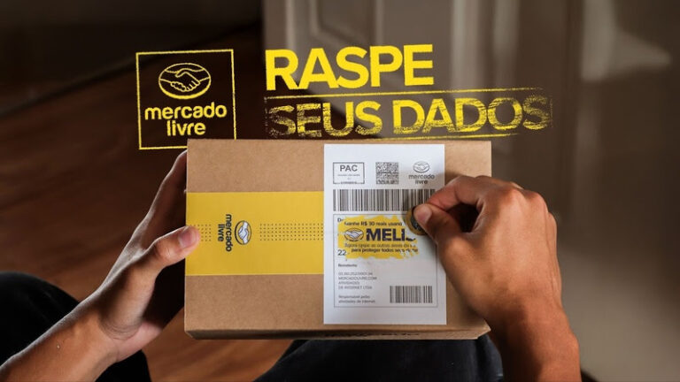 Campanha Raspe seus dados Mercado Livre