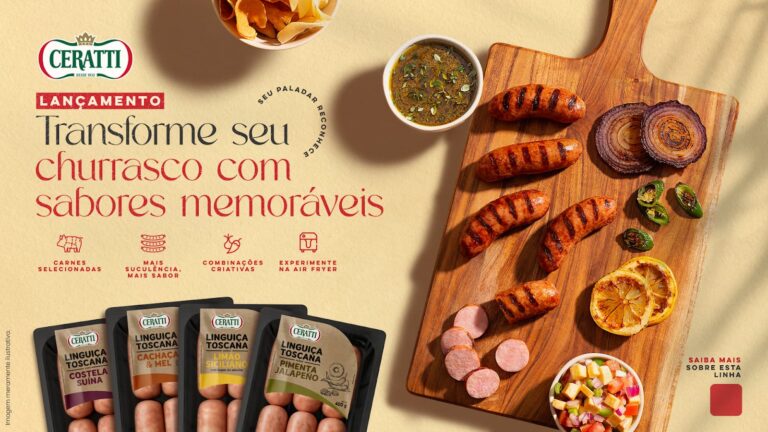 Ceratti lança nova linha de linguiças toscanas