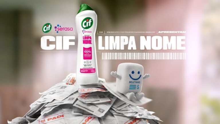Cif atende a pedidos e cria produto para limpar nomes em parceria com a Serasa