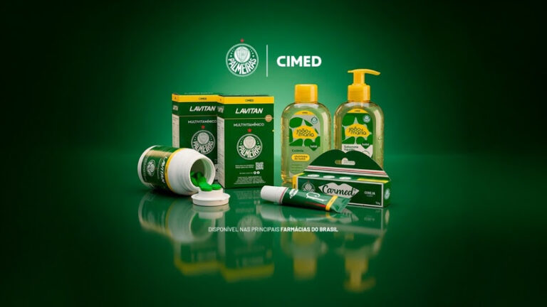 Cimed e Palmeiras levam a parceria para além do campo e apresentam linha de produtos licenciados
