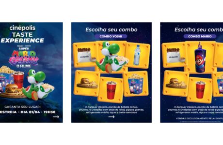 Cinépolis lança experiência imersiva para Super Mario Galaxy